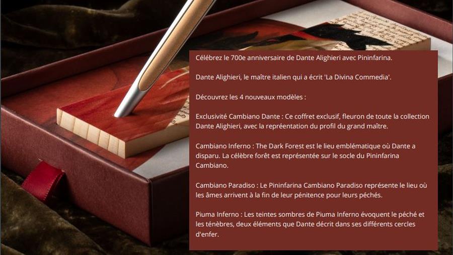 Célébrez le 700e anniversaire de Dante Alighieri avec Pininfarina
