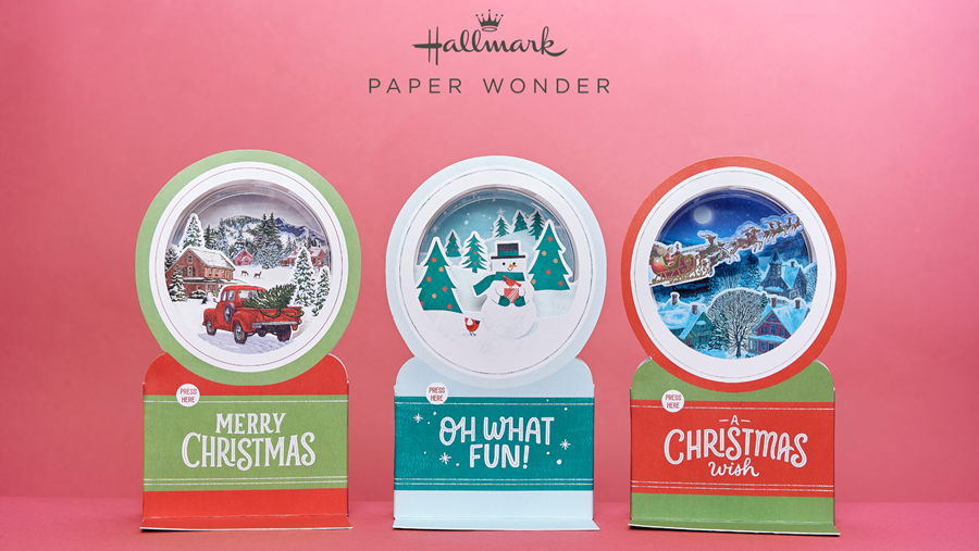 Hallmark – Paper Wonder snowglobes