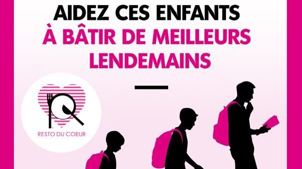 Les Restos du Cœur: appel national aux dons pour offrir des fournitures scolaires