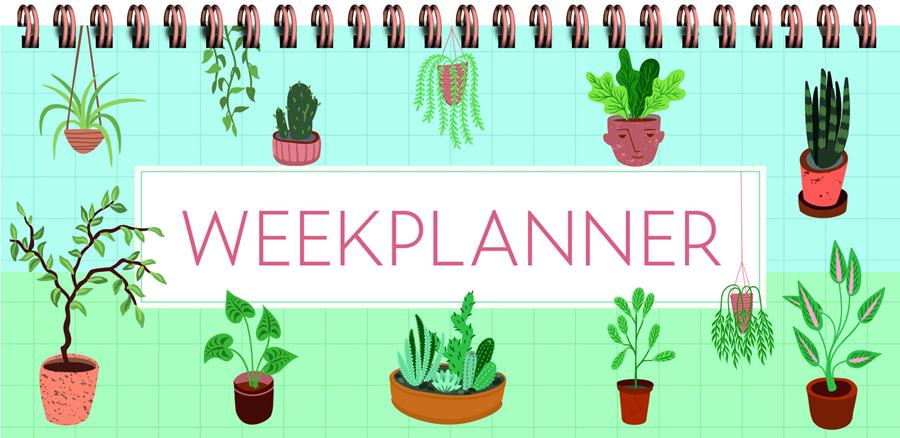 Paperstore Weekplanner Houseplants