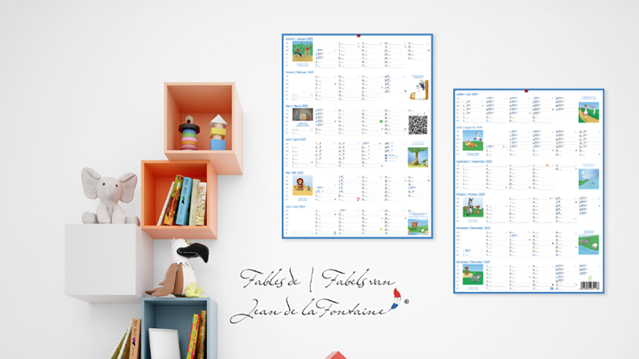 Calendrier interactif de Jean de La Fontaine