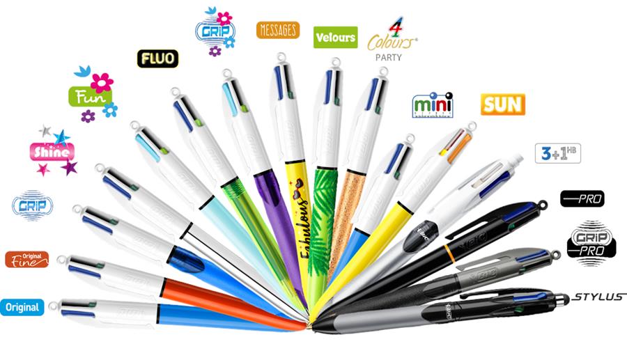 De iconische BIC®4 KLEUREN® BALPEN viert haar 50 jaar