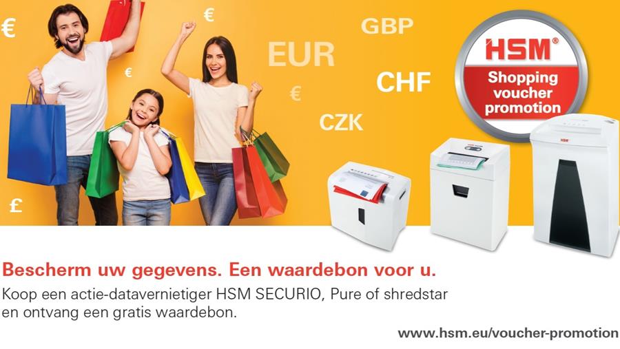 Nieuwe voucher-promotionele actie in 2020 van HSM